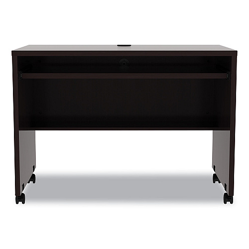 Alera Valencia Series Mobile Workstation Desk, 41.38" x 23.63" x 30", Espresso (ALEVA204224ES)