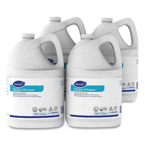 Diversey Soft Care All Purpose Liquid Refill, Gentle Floral Scent, 1 gal, 4/Carton (100920026)