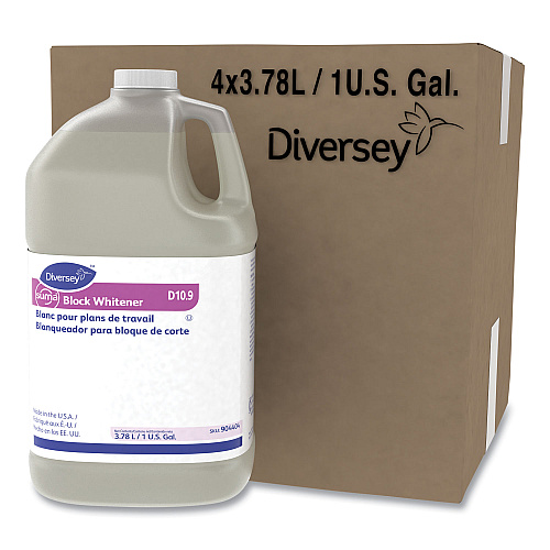 Diversey Suma Block Whitener, 1 gal Bottle, 4/Carton (101109766)