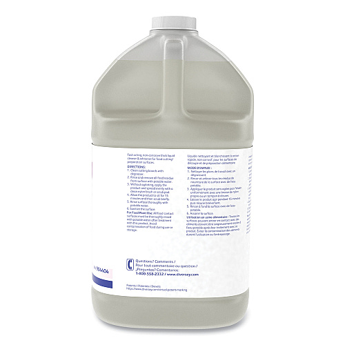Diversey Suma Block Whitener, 1 gal Bottle, 4/Carton (101109766)