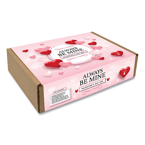Snack Box Pros Always Be Mine Valentine's Day Box, Cocoa/Marshmallows/Candy/Cookies, 5 lb Box, 14 Packets/Box (70000119)