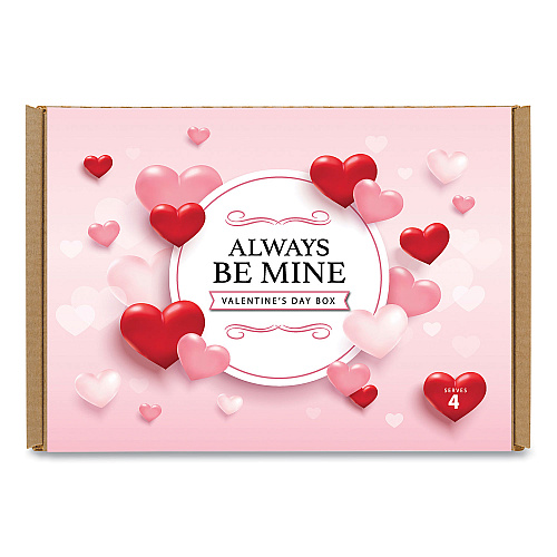 Snack Box Pros Always Be Mine Valentine's Day Box, Cocoa/Marshmallows/Candy/Cookies, 5 lb Box, 14 Packets/Box (70000119)