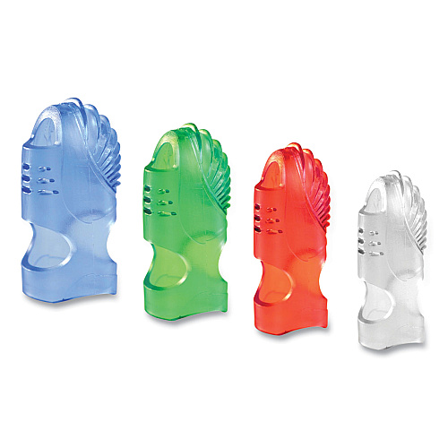 LEE Tippi Micro-Gel Fingertip Grips, Size 7, Medium, Assorted, 10/Pack (61070)