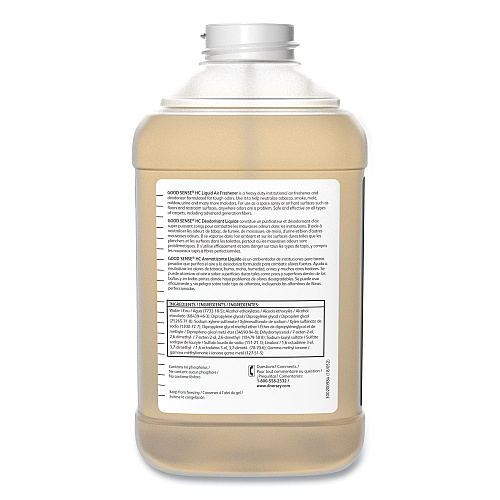 Diversey Good Sense Liquid Odor Counteractant, Clean and Fresh, 84.5 oz, 2/Carton (101109734)
