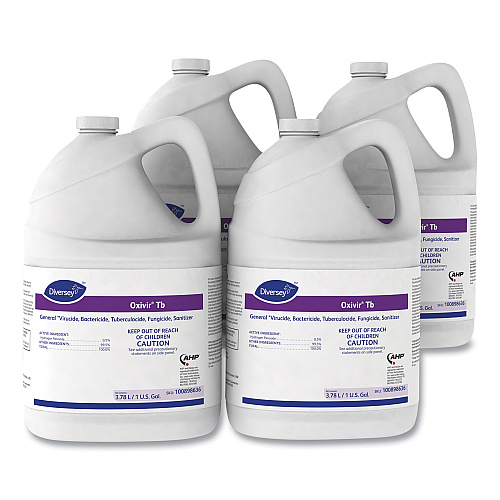 Diversey Oxivir TB, Natural Cherry Almond Scent, 3.78 L Container, 4/Carton (100898636)