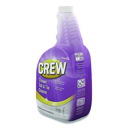 Diversey Crew Shower, Tub and Tile Cleaner, Liquid, 32 oz (CBD540281EA)
