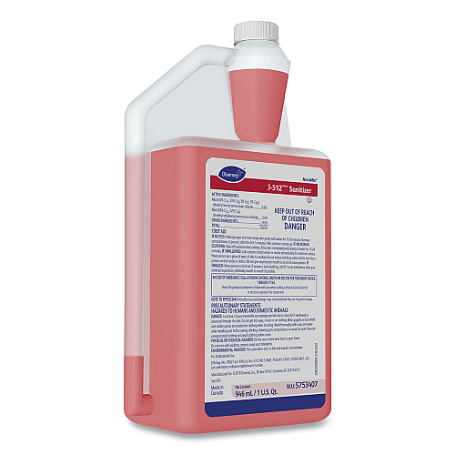 Diversey J-512TM/MC Santizer, 32 oz AccuMix Bottle, 6/Carton (5753407)