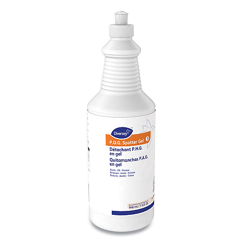 Diversey Paint, Oil and Grease Spotter Gel, Fruity Scent, 32 oz Squeeze Bottle, 6/Carton (913888)