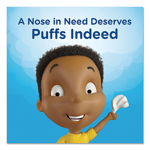 Puffs Plus Lotion Facial Tissue, 2-Ply, White, 124/Box, 3 Box/Pack, 8 Packs/Carton (39363)