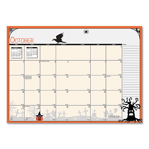 House of Doolittle Seasonal Monthly Planner, Illustrated Seasons Artwork, 10 x 7, Light Blue Cover, 12-Month (Jan to Dec): 2026 (23908)
