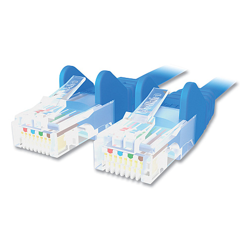 Belkin CAT6 UTP Computer Patch Cable, 2 ft, Blue (A3L98002BLUS)
