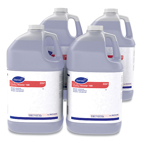 Diversey Clax Master 100, Liquid, Unscented, 4/Carton (95751559)