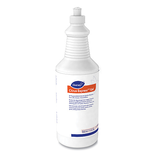 Diversey Citrus Express Gel Spotter, Citrus Scent, 32 oz Squeeze Bottle, 6/Carton (95002523)