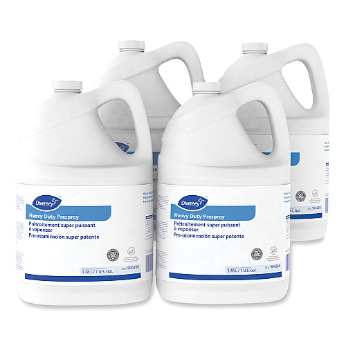 Diversey Carpet Cleanser Heavy-Duty Prespray, Fruity Scent, 1 gal Bottle, 4/Carton (101109737)