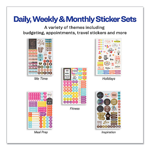 Avery Planner Sticker Variety Pack for Moms, Budget, Family, Fitness, Holiday, Work, Assorted Colors, 1,820/Pack (6780)
