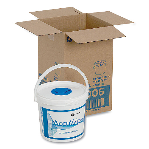 Georgia Pacific Professional Pacific Blue Select Surface System Bucket, 7.8 x 7.8 x 7, White/Blue, 6/Carton (54006)