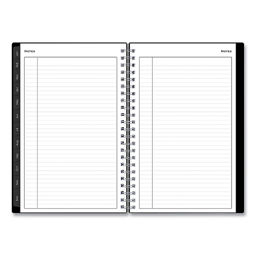Blue Sky Enterprise Weekly/Monthly Planner, 8 x 5, Black Cover, 12-Month (Jan to Dec): 2026 (111291)