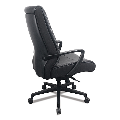 Tempur-Pedic by Raynor Executive Chair, Supports up to 250 lbs, 20.5" to 23.5" Seat Height, Supports up to 250 lbs, Black (TP2500BLKL)