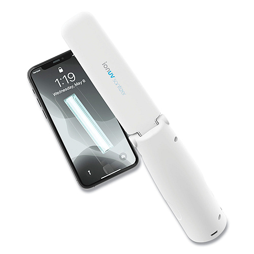 Tzumi ionUV Mini Sanitizer Wand, White (7548ST)