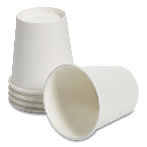 Perk White Paper Hot Cups, 3 oz, 100/Pack (24431636)