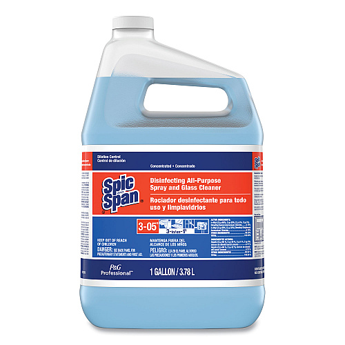 Spic and Span Disinfecting All-Purpose Spray and Glass Cleaner, Fresh Scent, 1 gal Bottle, 3/Carton (58773CT)