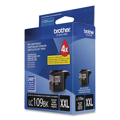 Brother LC109BKS Innobella Super High-Yield Ink, 2,400 Page-Yield, Black
