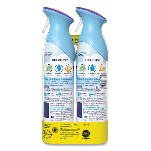 Febreze AIR, Spring and Renewal, 8.8 oz Aerosol Spray, 2/Pack, 6 Pack/Carton (97805)