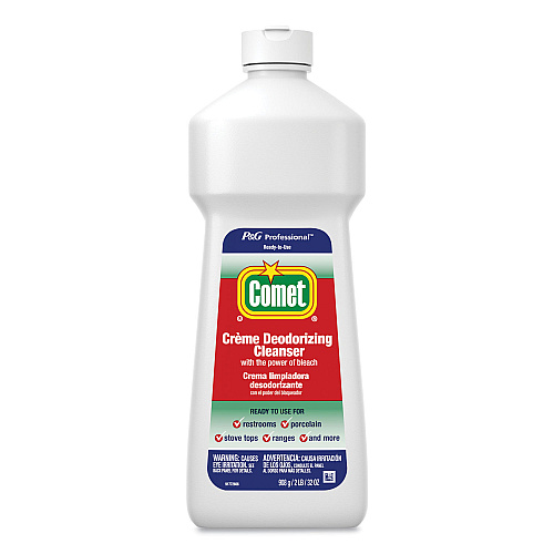 Comet Creme Deodorizing Cleanser, 32 oz Bottle, 10/Carton (73163)