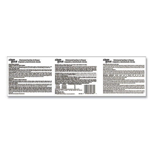 Clean Quick Powdered Sanitizer/Cleanser, 10 lb Bucket, 3/Carton (02580)