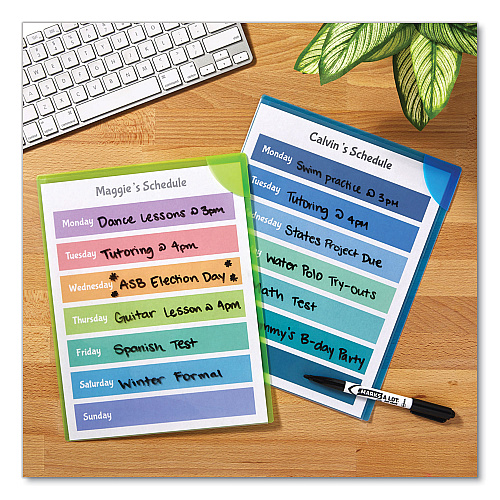 Avery MARKS A LOT Pen-Style Dry Erase Marker Value Pack, Medium Chisel Tip, Assorted Colors, 24/Set (29860)