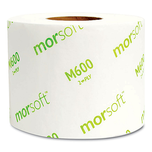 Morsoft&reg; Standard Toilet Paper, 2-Ply, 600 Sheets, 48 Rolls (M600)