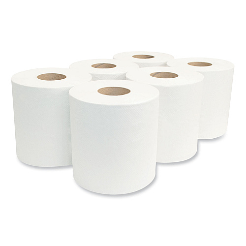 Morcon Paper Morsoft Center-Pull Roll Towels, 2-Ply, 6.9" dia, White, 600 Sheets/Roll, 6 Rolls/Carton (C6600)