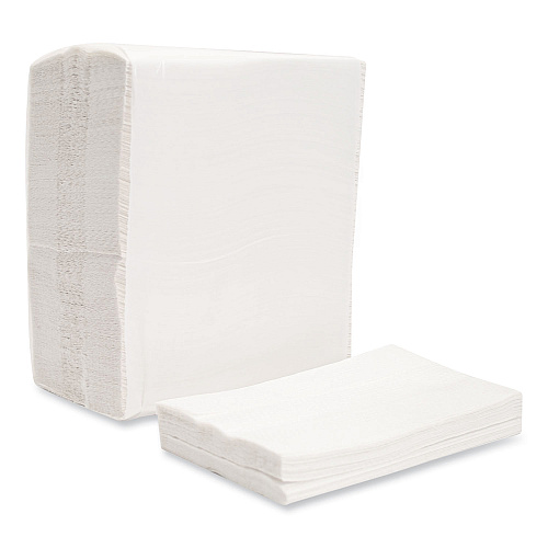 Morcon Paper Morsoft Dispenser Napkins, 1-Ply, 6 x 13, White, 500/Pack, 20 Packs/Carton (D20500)