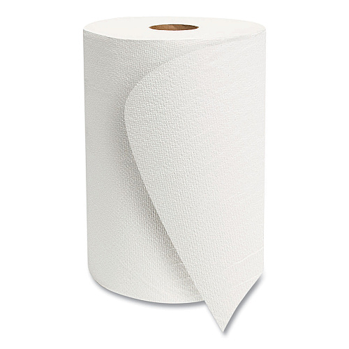 Morcon Paper 10 Inch TAD Roll Towels, 1-Ply, 10" x 550 ft, White, 6 Rolls/Carton (VT106)