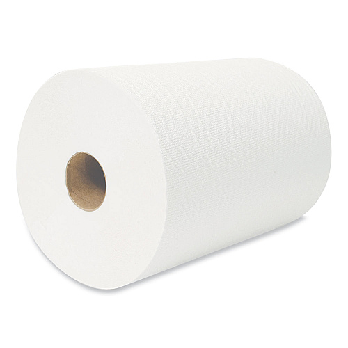 Morcon Paper 10 Inch TAD Roll Towels, 1-Ply, 10" x 550 ft, White, 6 Rolls/Carton (VT106)
