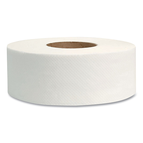 Morcon&reg; Jumbo Roll Toilet Paper, 2-Ply, White, 500-ft., 12 Rolls (129X)