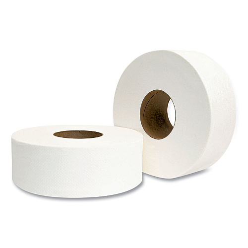 Morcon&reg; Jumbo Roll Toilet Paper, 2-Ply, White, 700-ft., 12 Rolls (29)