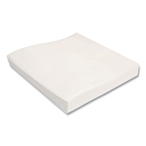 Morcon Paper Morsoft 1/4 Fold Lunch Napkins, 1 Ply, 11.8" x 11.8", White, 6,000/Carton (1250)