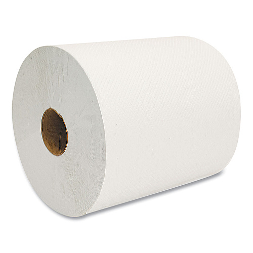 Morcon Paper Morsoft Universal Roll Towels, 1-Ply, 8" x 800 ft, White, 6 Rolls/Carton (W6800)