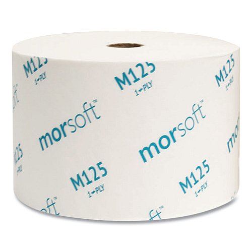 Morcon&reg; Small Core Toilet Paper, 1-Ply, 2500 Sheets, 24 Rolls (M125)