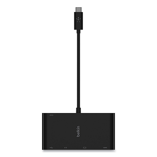 Belkin Usb-c Multimedia + Charge Adapter (100w) (AVC004BKBL)