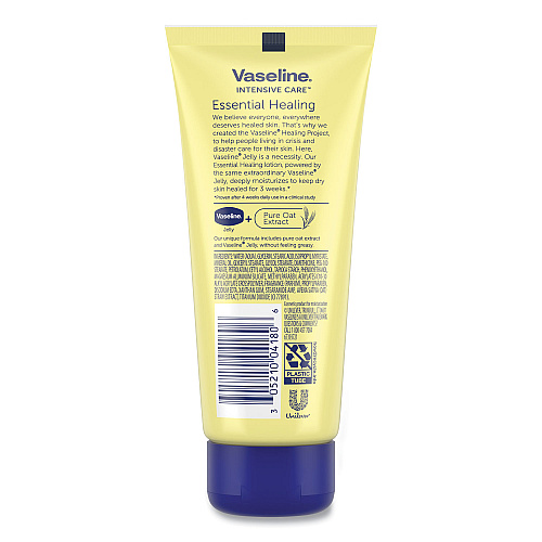 Vaseline Intensive Care Essential Healing Body Lotion, 3.4 oz Squeeze Tube, 12/Carton (04448CT)