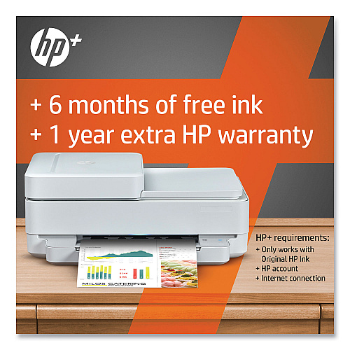 HP ENVY 6455e Wireless All-in-One Inkjet Printer, Copy/Print/Scan (223R1A)
