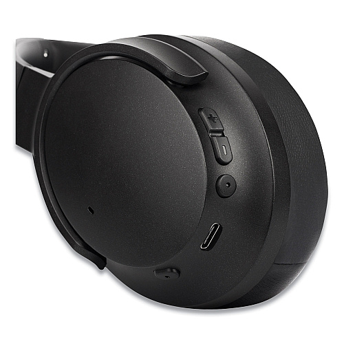 Morpheus 360 ECLIPSE 360 ANC Wireless Noise Cancelling Headphones, 4 ft Cord, Black (HP9250B)