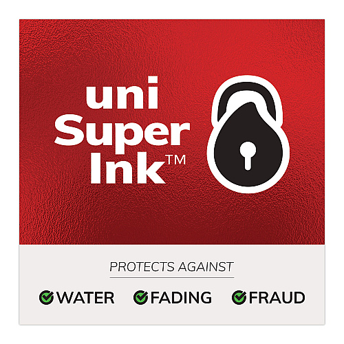 uni-ball Jetstream 101 Hybrid Gel Pen, Stick, Bold 1 mm, Black Ink, Black Barrel, Dozen (1768011)