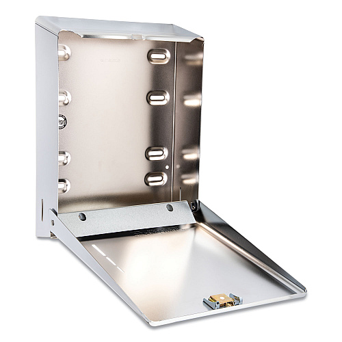 San Jamar C-Fold/Multifold Towel Dispenser, 11.38 x 4 x 14.75, Chrome (T1900XC)