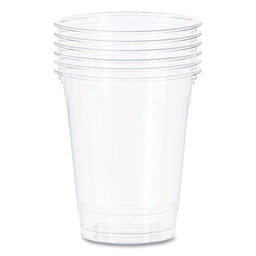 SOLO Ultra Clear PET Cups, 10 oz, Tall, 50/Bag, 20 Bags/Carton (TP10DCT)