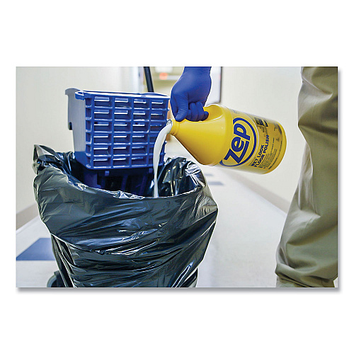 Zep Commercial Wet Look Floor Polish, 1 gal, 4/Carton (ZUWLFF128CT)