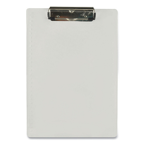 Saunders Acrylic Clipboard, 0.5" Clip Capacity, Holds 8.5 x 11 Sheets, Clear (21565)