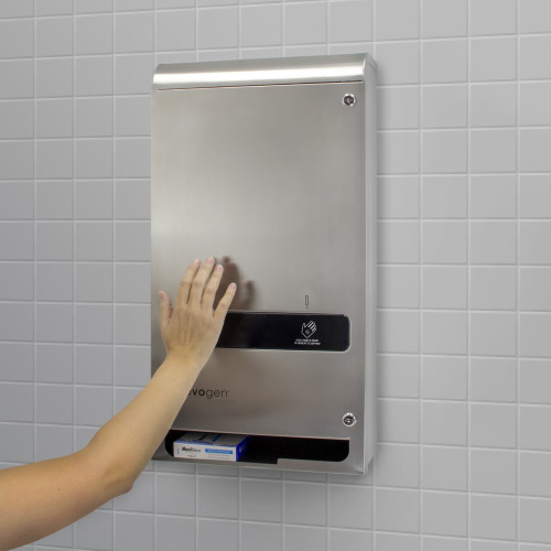 Evogen No-touch Dual Vendor, Free Vend, Stainless Steel, 26"x13.75"x6.125" - 1 Each (EVNT3-SS)